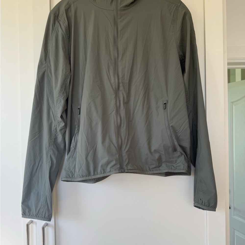 Lululemon Khaki Hooded Utility Jacket - Picture 3 of 5